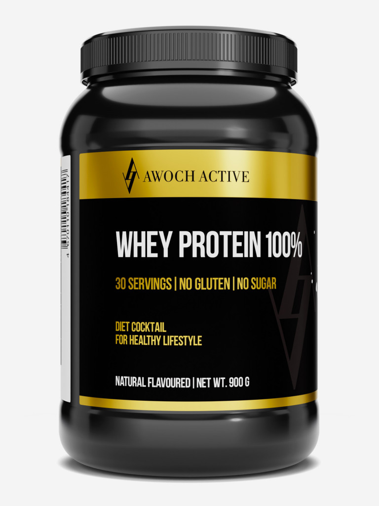 WHEY PROTEIN 100% Без вкуса 900 г TM AWOCHACTIVE