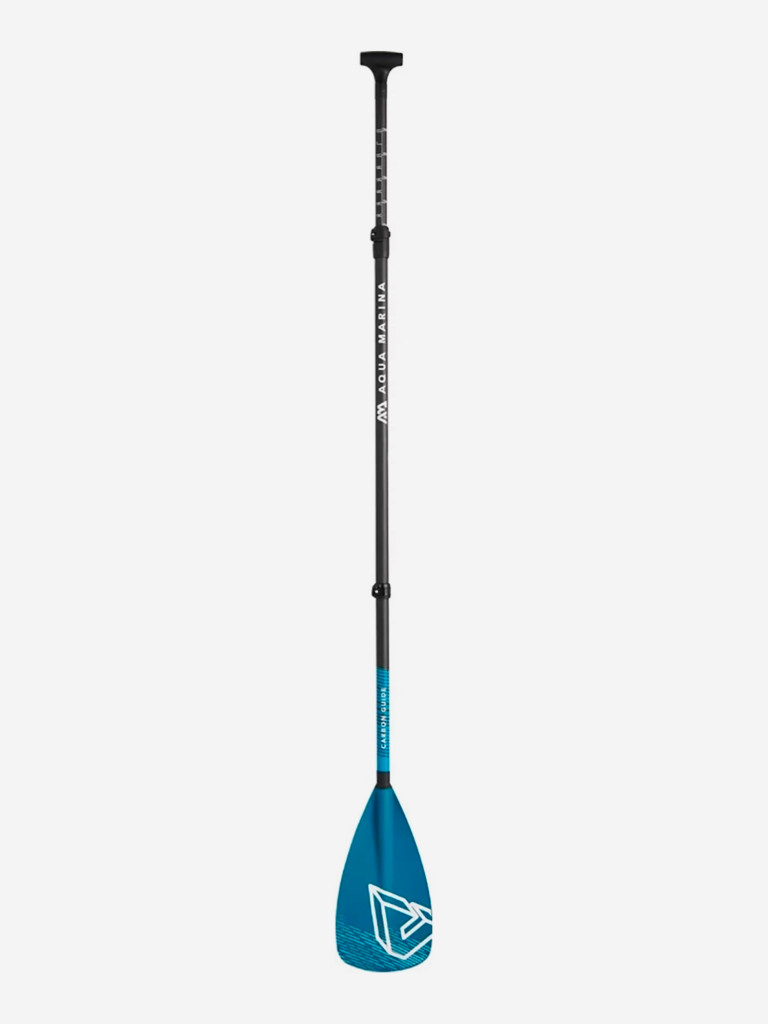 Весло для сапборда Aqua Marina Carbon Guide, разборное 3х-частное, карбон + нейлон, 180-220 см