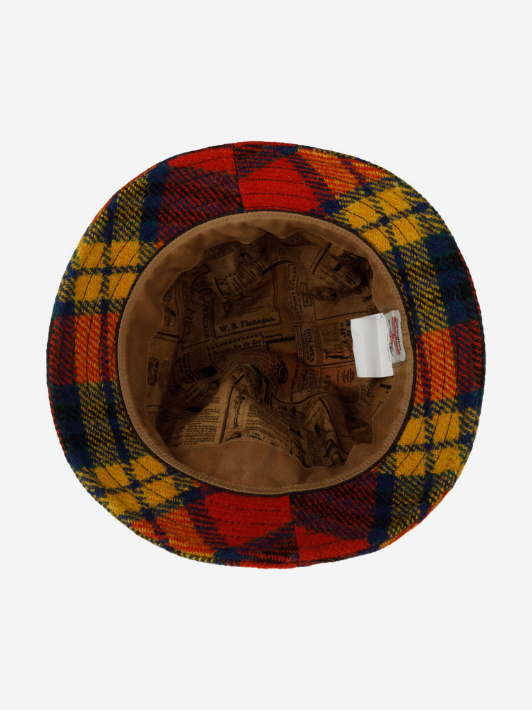 Панама STETSON 1890301 BUCKET HARRIS TWEED (оранжевый)