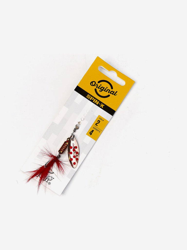 Блесна вращающаяся Lucky John SPIN X LONG 02, вес 4 г