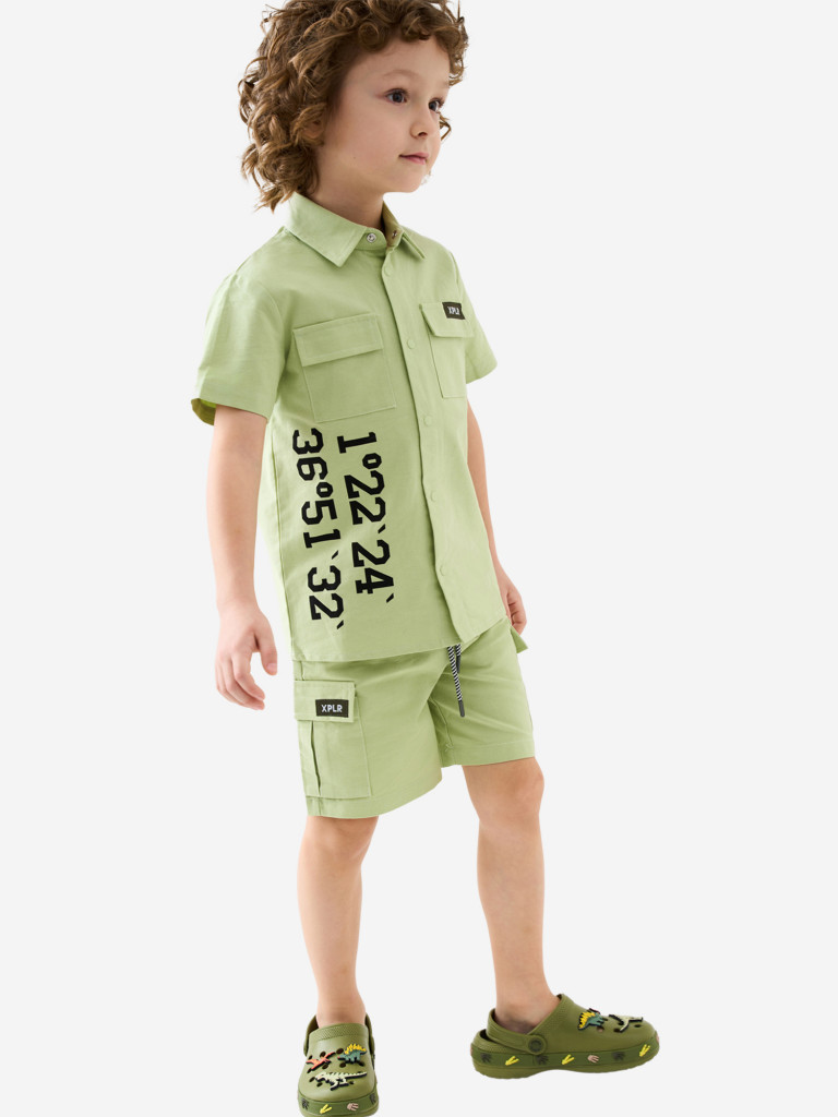 Комплект для мальчиков: рубашка, шорты PlayToday