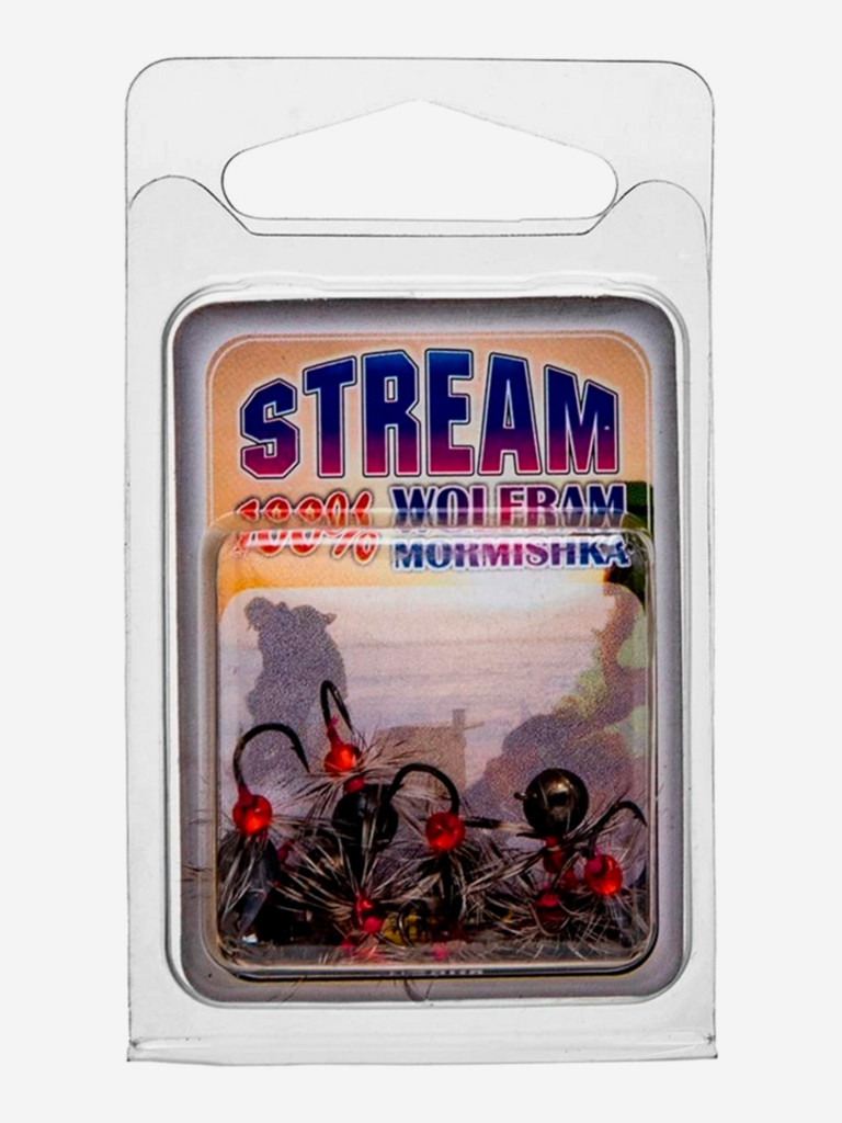 Мормышка Helios вольфрамовая Шар с ушком муха 5мм 1,2г Bn (MW-2850F-Bn), 10 штук в упаковке