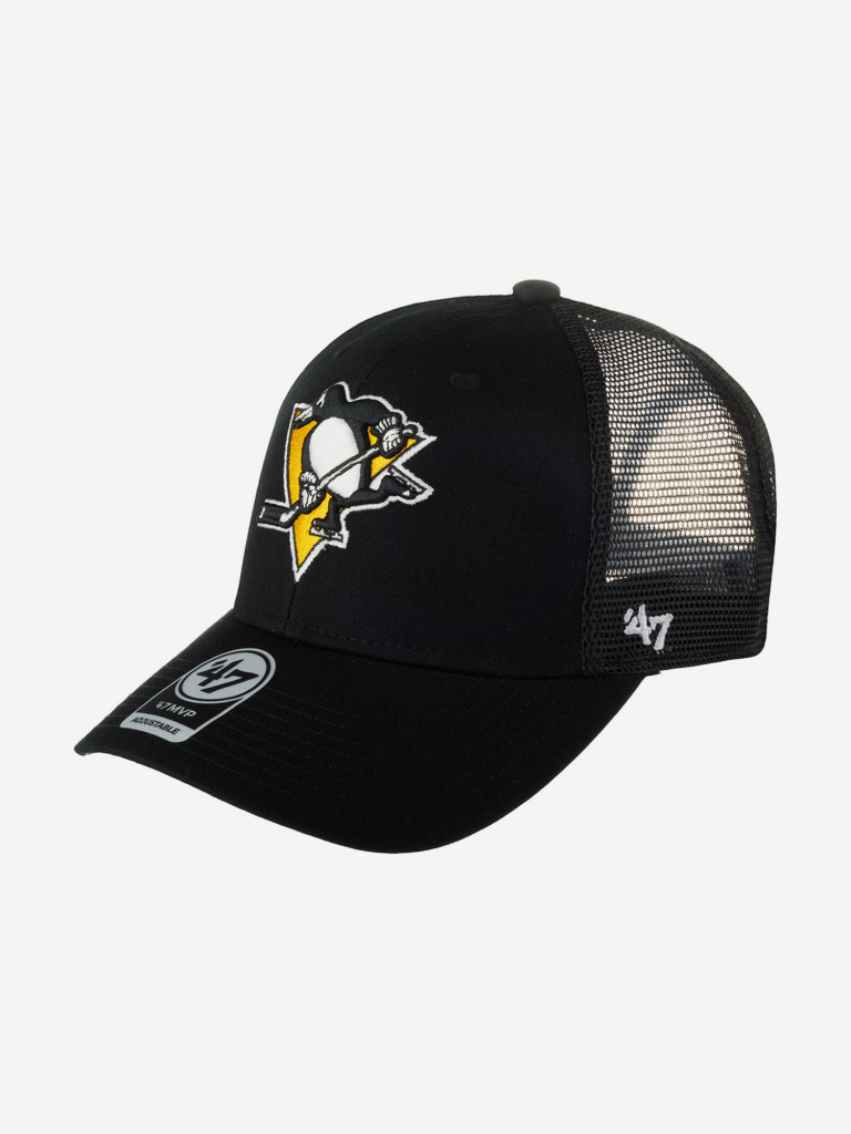 Бейсболка с сеточкой 47 BRAND H-BRANS15CTP-BKB Pittsburgh Penguins NHL (черный)