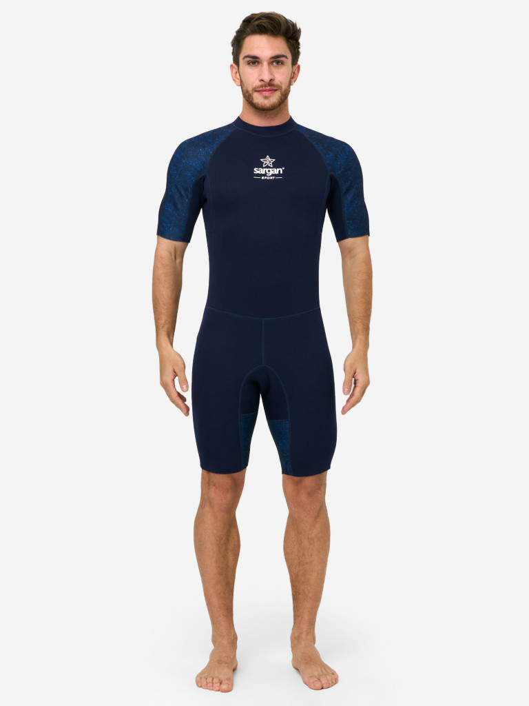 Гидрокостюм неопреновый короткий мужской 2мм SARGAN Sport