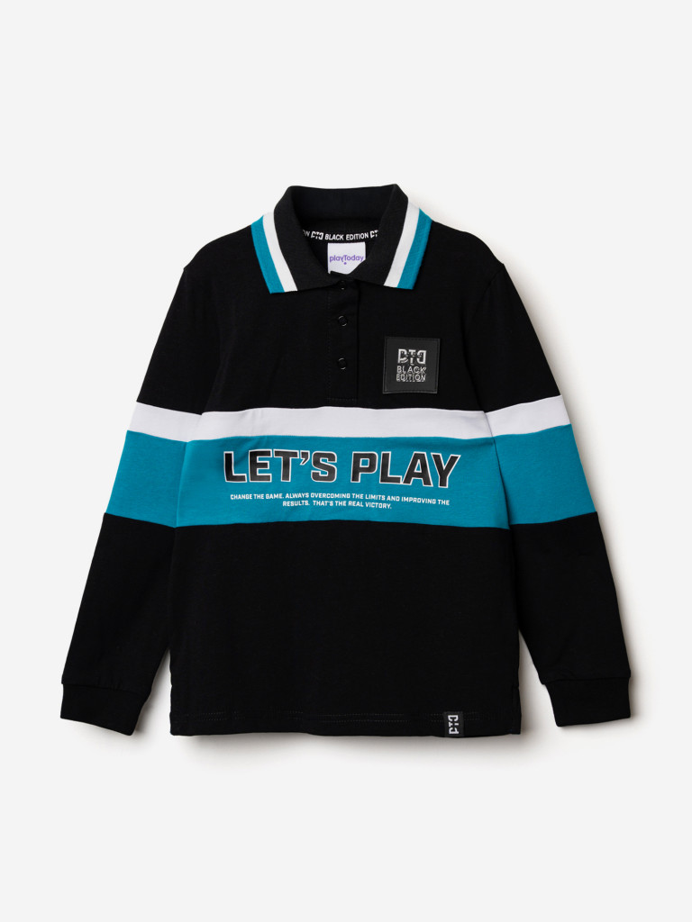 Лонгслив-поло для мальчика PlayToday