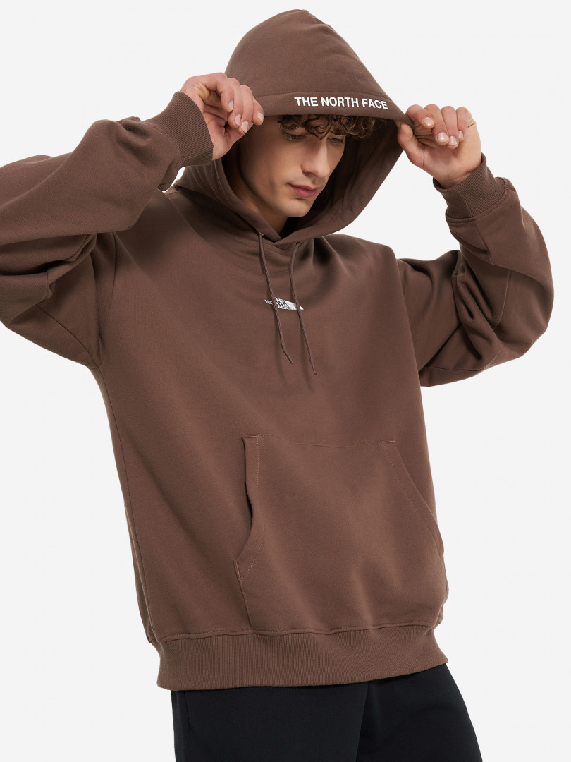 Худи мужская оверсайз The North Face Zumu Hoodie 31834880299 Коричневый, размер 50,52, фото 1