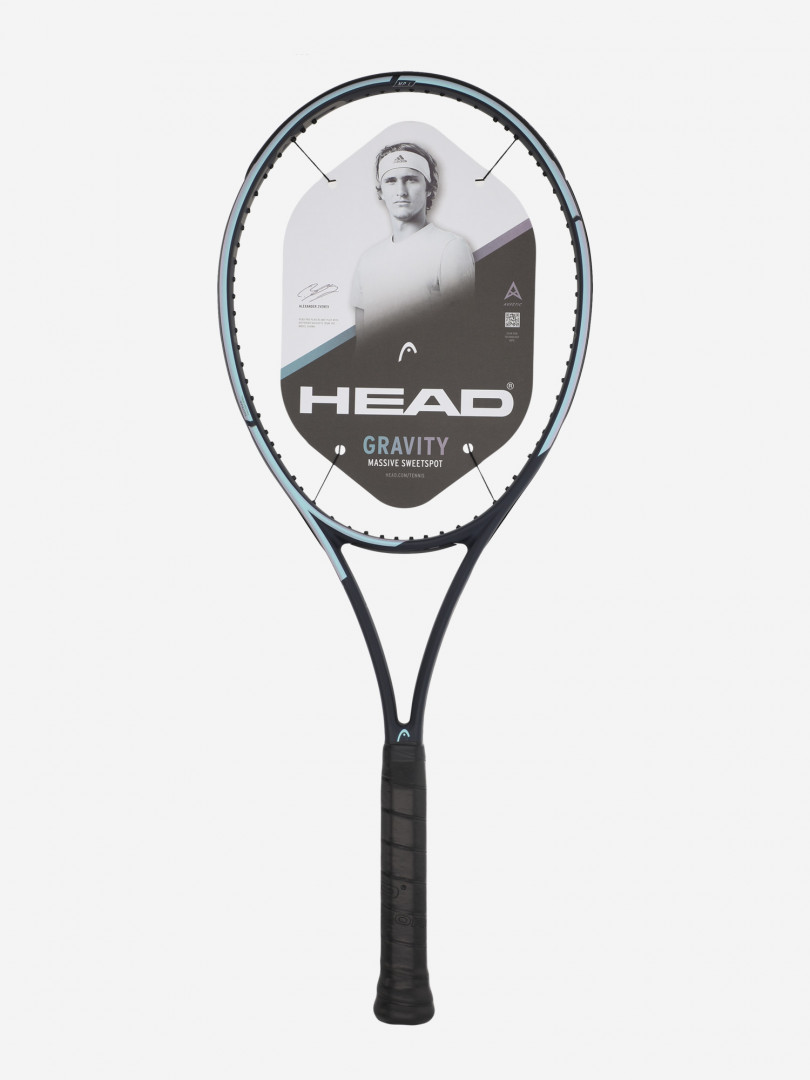 фото Ракетка для большого тенниса head gravity mp l 2023 27", черный