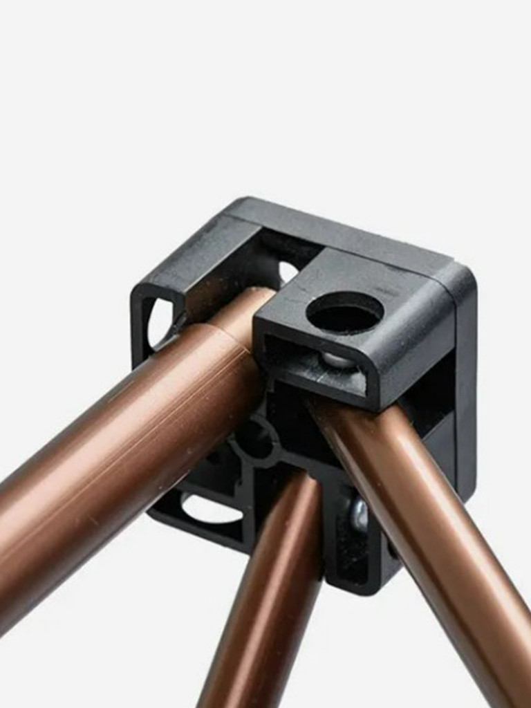 Стол туристический Naturehike алюминиевый, 69,5х69,5х56 см, складной, золотистый