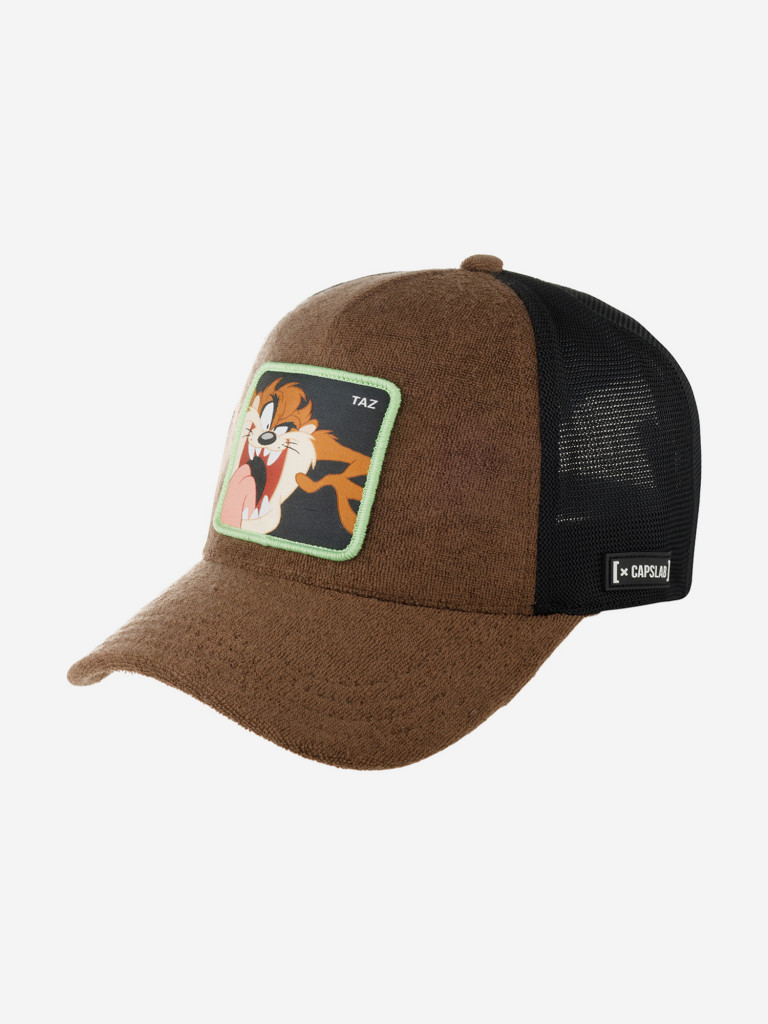 Бейсболка с сеточкой CAPSLAB CL/LOO8/1/CT/TAZ3 Looney Tunes Taz (коричневый)