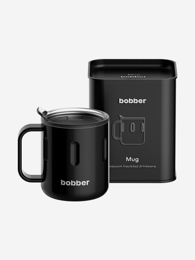 Термокружка вакуумная BOBBER Mug 300 мл, черный, тепло до 2 часов