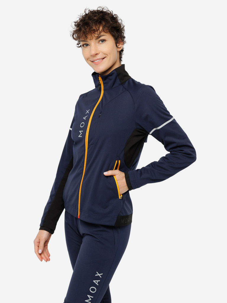 Куртка для беговых лыж женская Moaxsport Dynamic