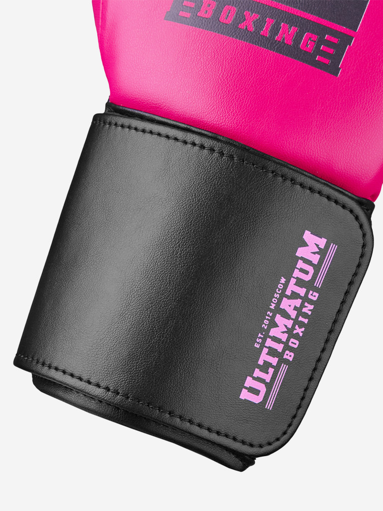 Тренировочные перчатки на липучке ULTIMATUM BOXING GEN7EVO-HTN MAGENTA