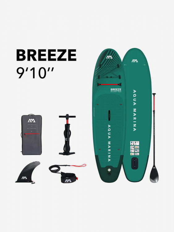 BT-23BRP SUP-доска "Breeze" 300х76х12см, насос, весло, лиш, киль, ремнабор, сумка, до 100кг