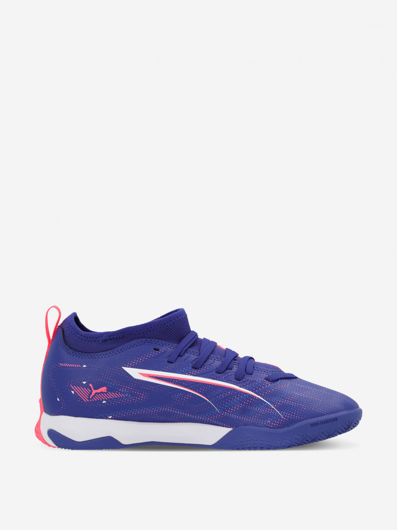 Бутсы для мальчиков PUMA Ultra 5 Match IT + Mid Jr 30870390299 Фиолетовый, размер 36,35,34.5,37.5,33,32,36.5,37,33.5,34, фото 5