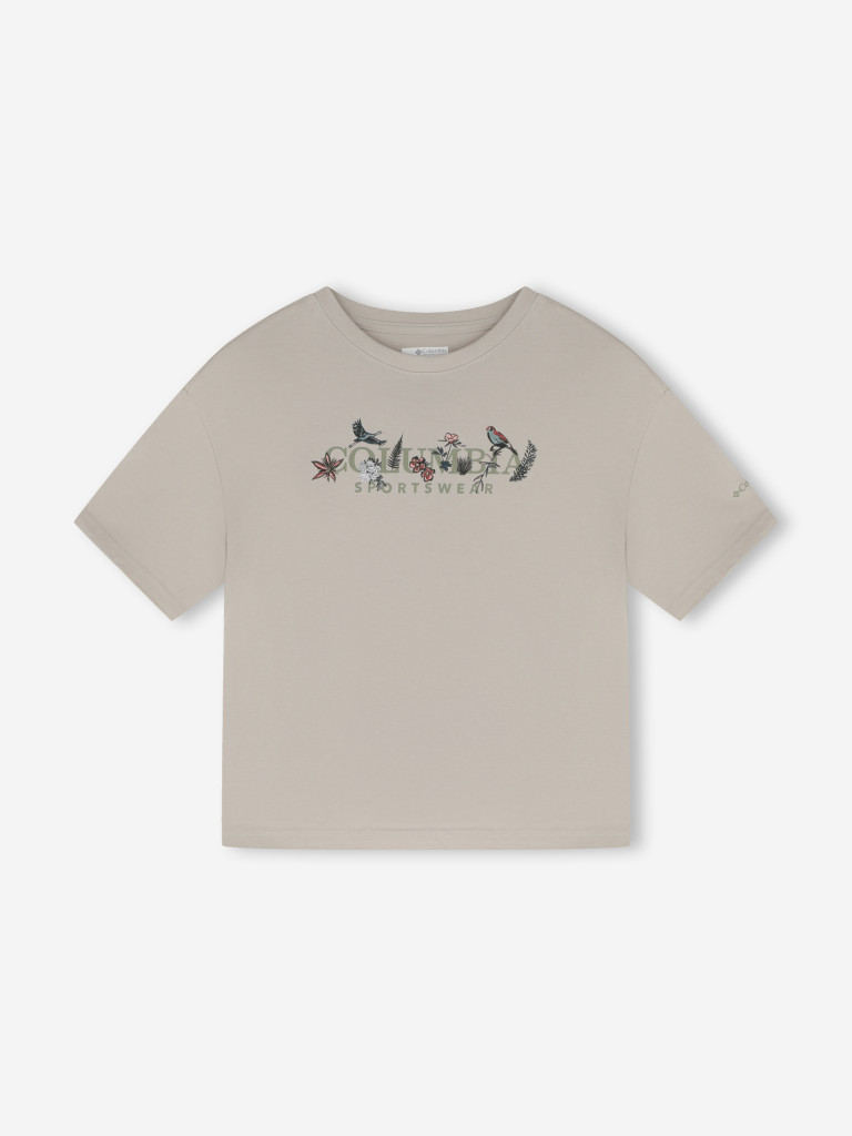 Футболка женская Columbia Rolling Bend Graphic Relaxed Crop SS