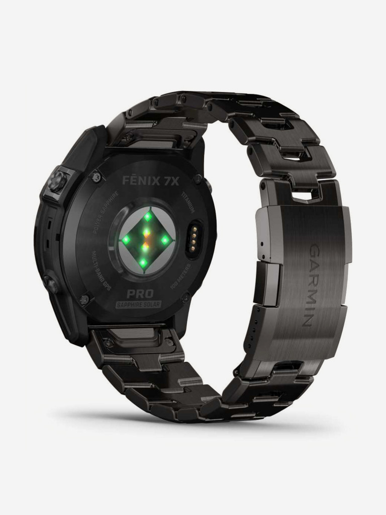 Спортивные часы Garmin Fenix 7X Pro Saph Sol Crbn Gry Ti w/Crbn Gry Mtl Bnd (010-02778-30G)