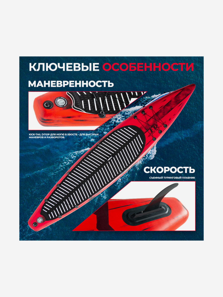 SUP Easy Rider Red Fury 12'6