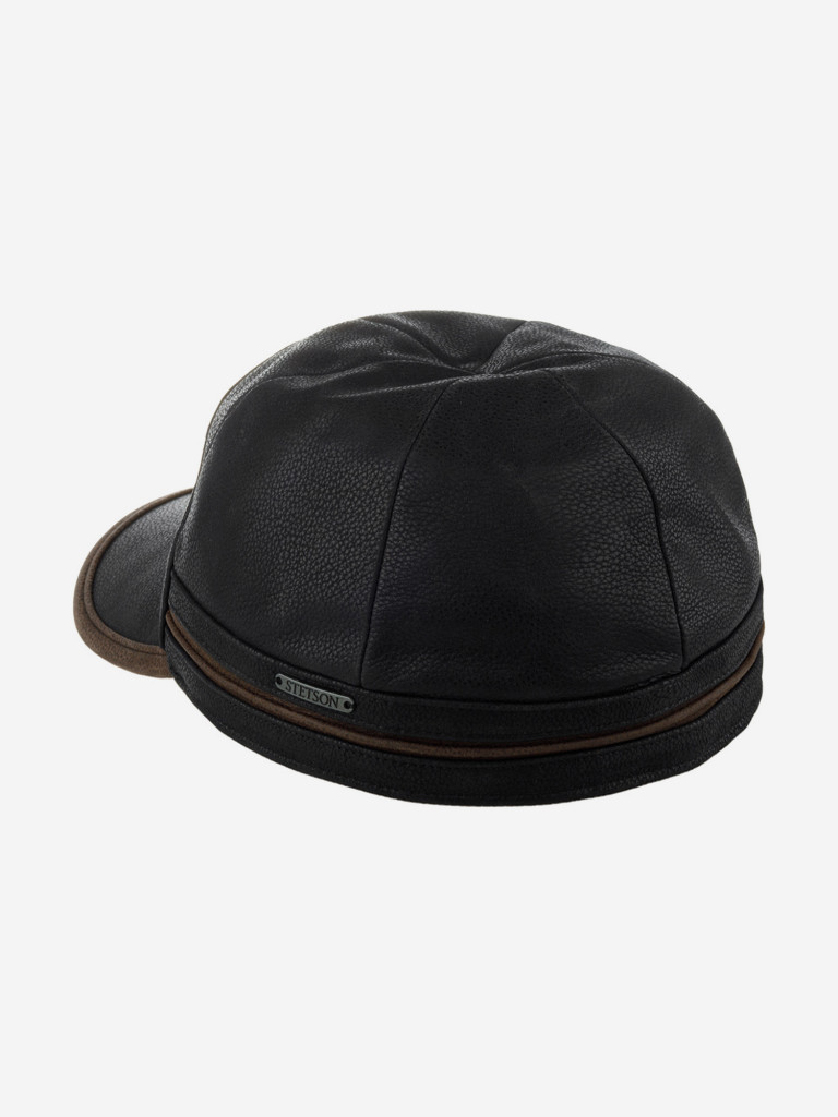 Бейсболка STETSON 7777301 BASEBALL CAP COWHIDE EF (черный)