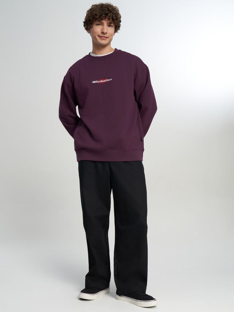 Свитшот мужской оверсайз Quiksilver Mercury Trident Crew