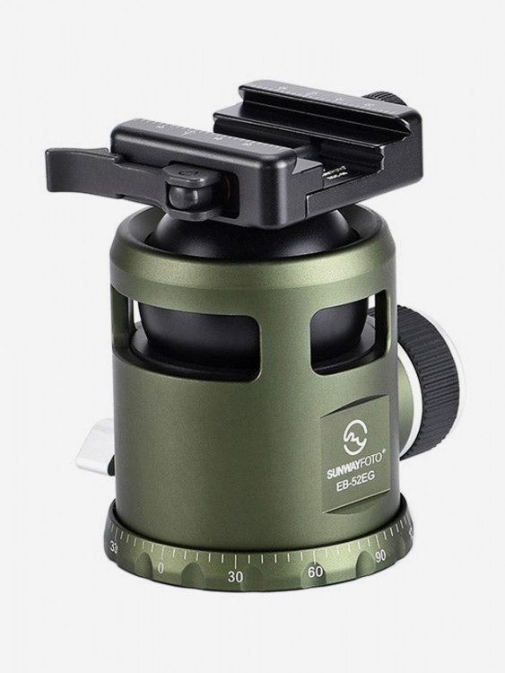 Штативная шаровая голова Sunwayfoto EB-52EG с креплением Arca-Swiss/Weaver