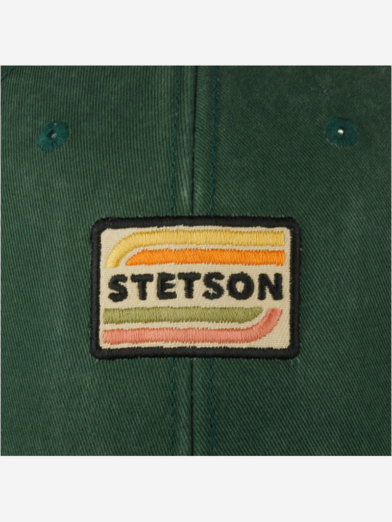 Бейсболка STETSON 7721110 BASEBALL CAP COTTON (зеленый)