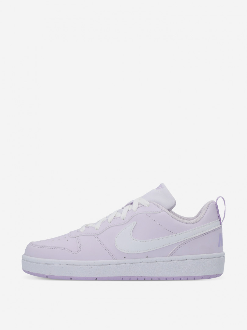 фото Кеды детские nike court borough low recraft bg, фиолетовый