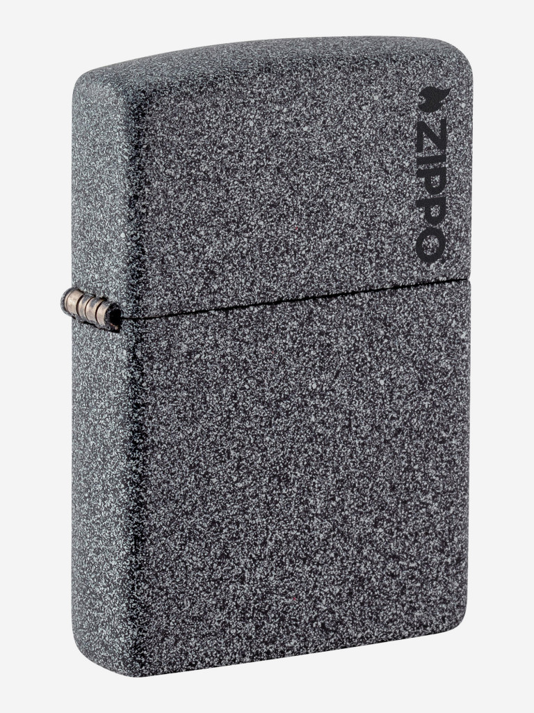 Зажигалка бензиновая ветроустойчивая Zippo Logo Iron Stone