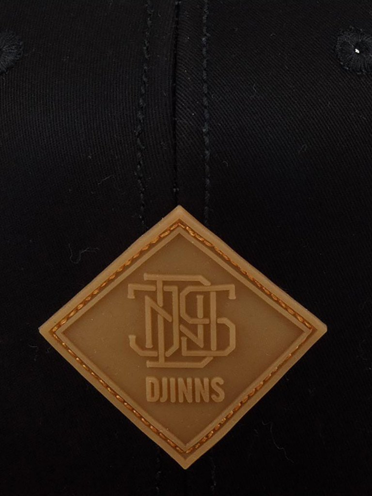 Бейсболка с прямым козырьком DJINNS 6P SB Super Twill (черный)