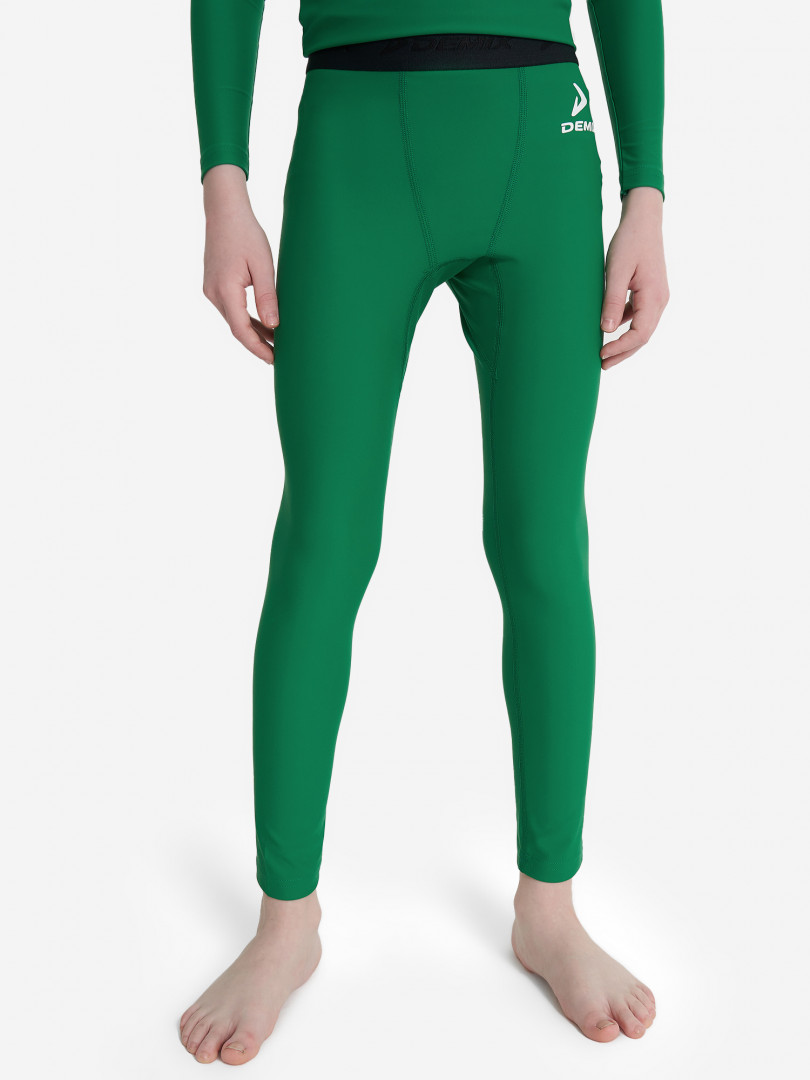 Тайтсы компрессионные для мальчиков Demix Зеленый 449₽