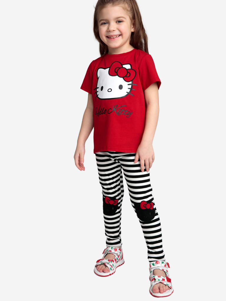 Комплект для девочек: футболка, легинсы PlayToday