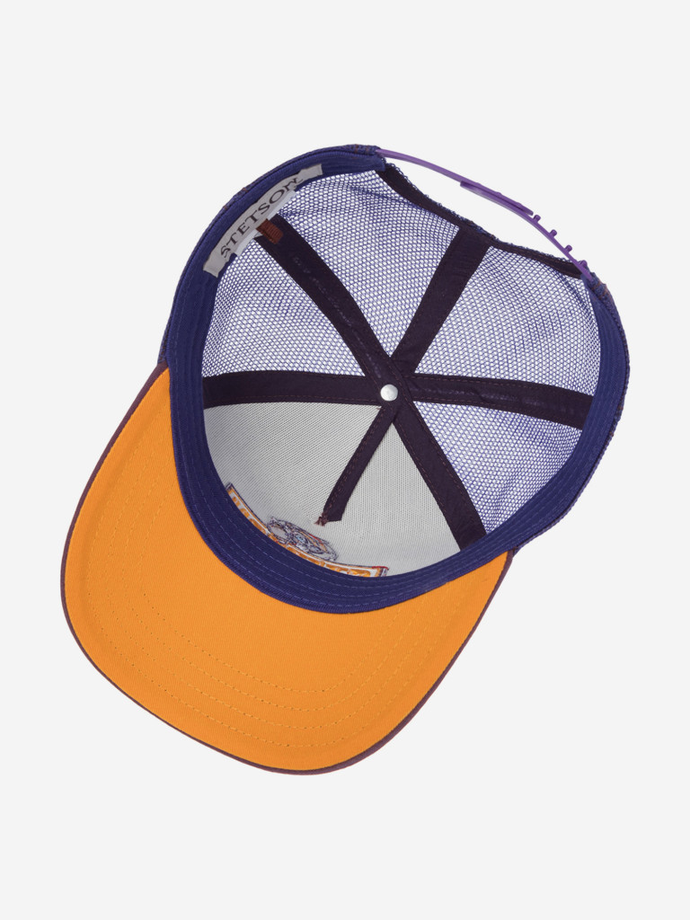 Бейсболка с сеточкой STETSON 7741109K TRUCKER CAP HOTDOG (малиновый)