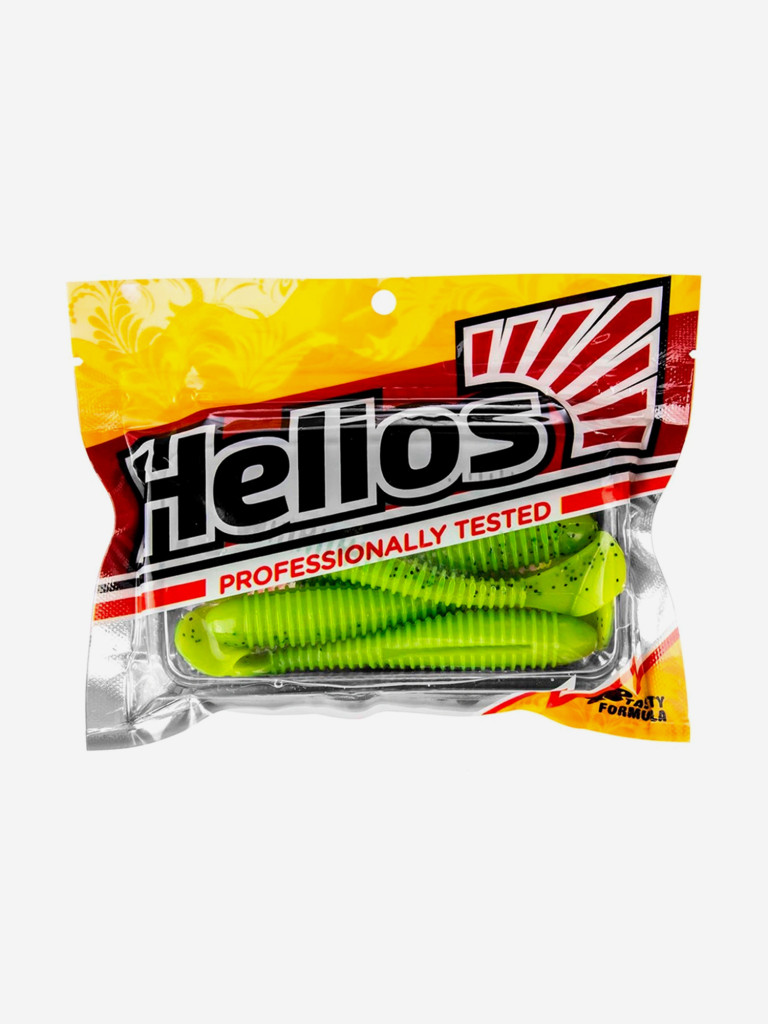 Мягкая приманка Helios Catcher, 2,75'' / 7 см, Pepper Lime, 7 шт (HS-1-009)
