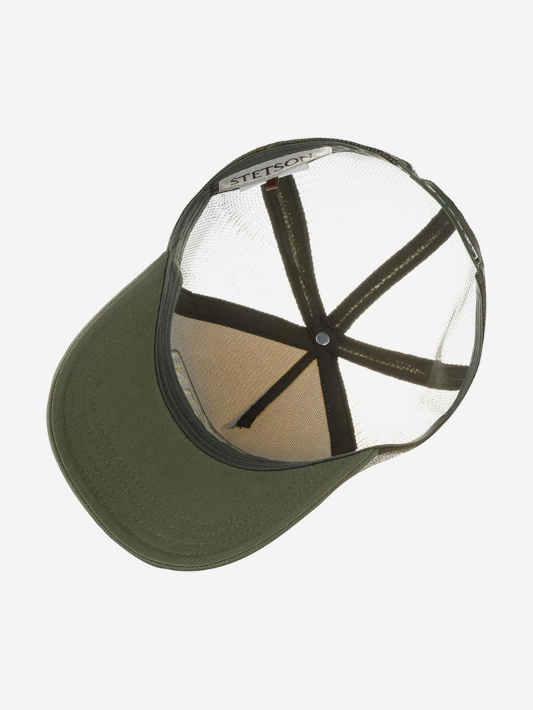 Бейсболка с сеточкой STETSON 7751107 TRUCKER CAP GASOLINE (оливковый)