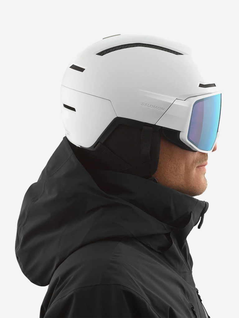 Горнолыжный шлем с визором Salomon Driver Pro Sigma Photo MIPS Белый Cat. 1-3