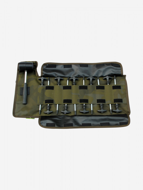 Колышки для палатки c молотком 20см HUMMER PEG SET LC-HPS