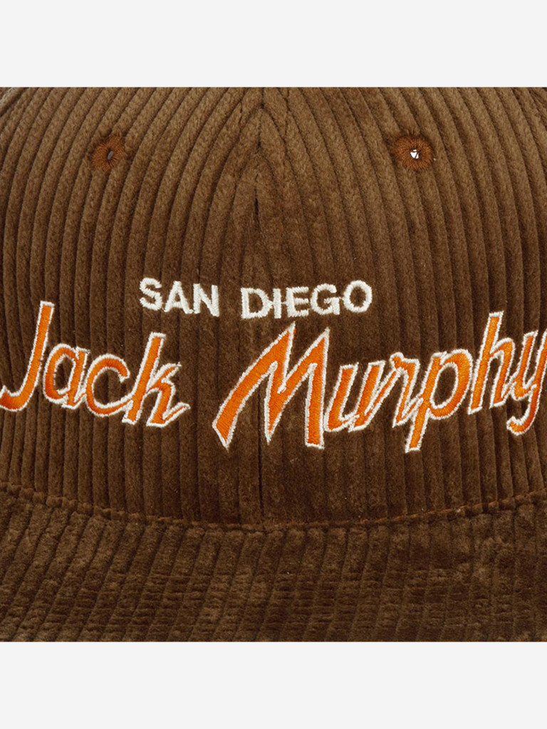 Бейсболка с прямым козырьком HOOD 103-SWC003-CA047-ST Jack Murphy Cord (коричневый)