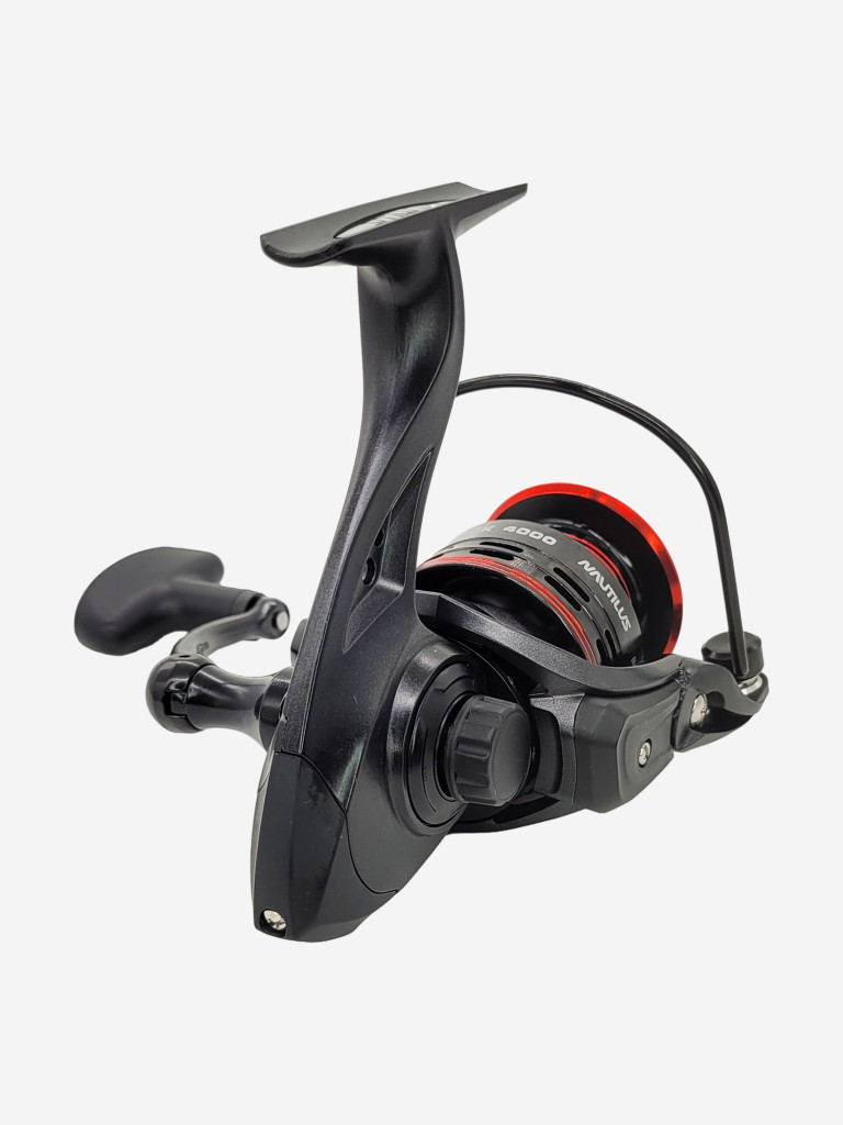 Катушка для спиннинга Nautilus SHOCK 4000, катушка для удочки с передним фрикционом