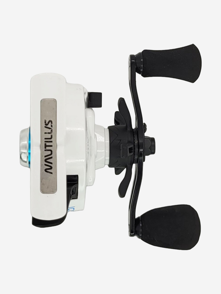 Катушка зимняя Nautilus ICE KING # White, катушка для удочки с передним фрикционом