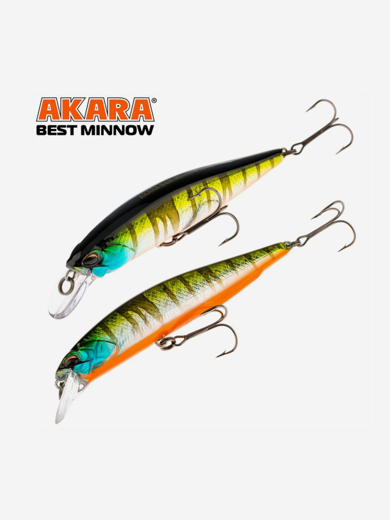 Воблер Akara Best Minnow 110SP минноу суспендер на щуку, судака 17гр A206