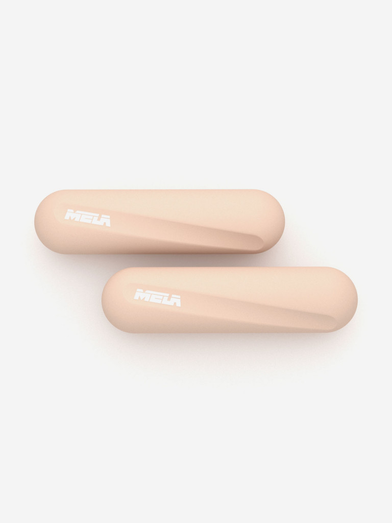 Гантели бежевые, 1 кг, 2шт