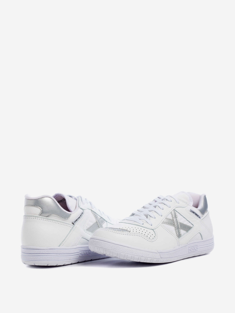 Футзальная обувь Munich Continental белый/серебристый цвет