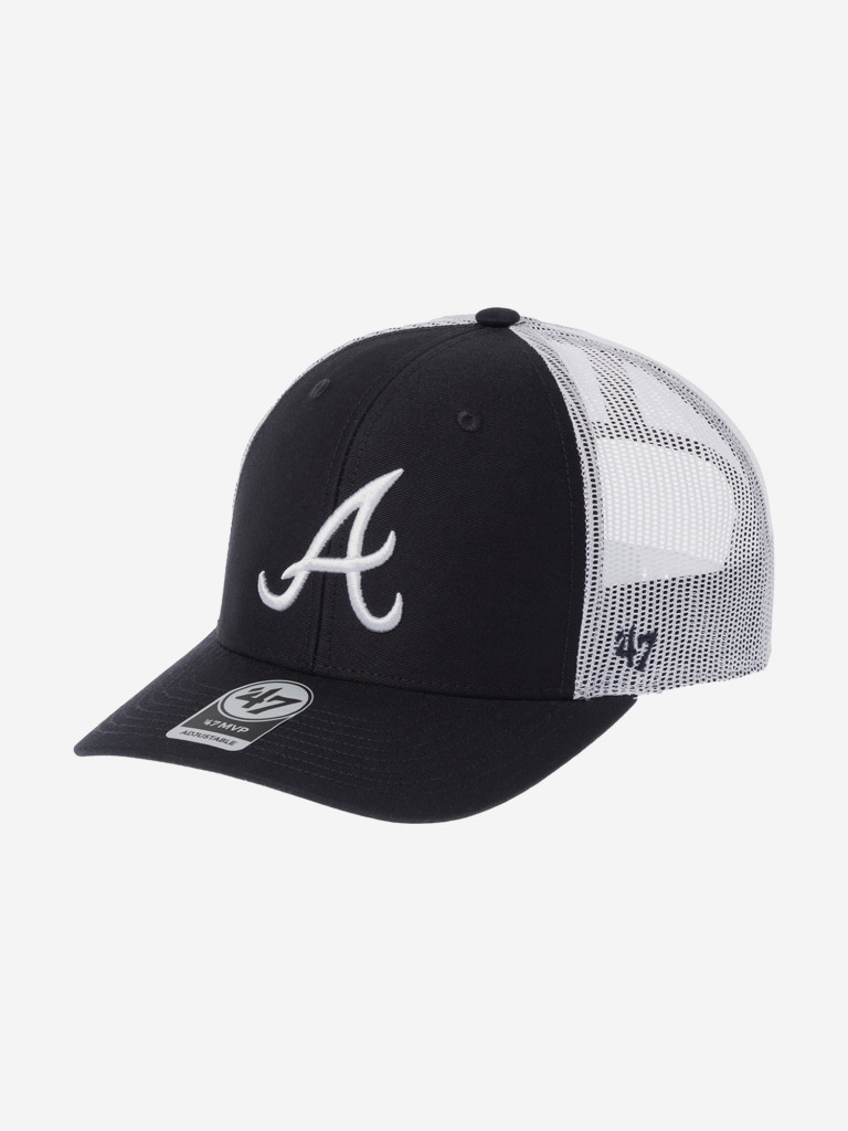 Бейсболка с сеточкой 47 BRAND B-TRUKR01CTP-NY Atlanta Braves MLB