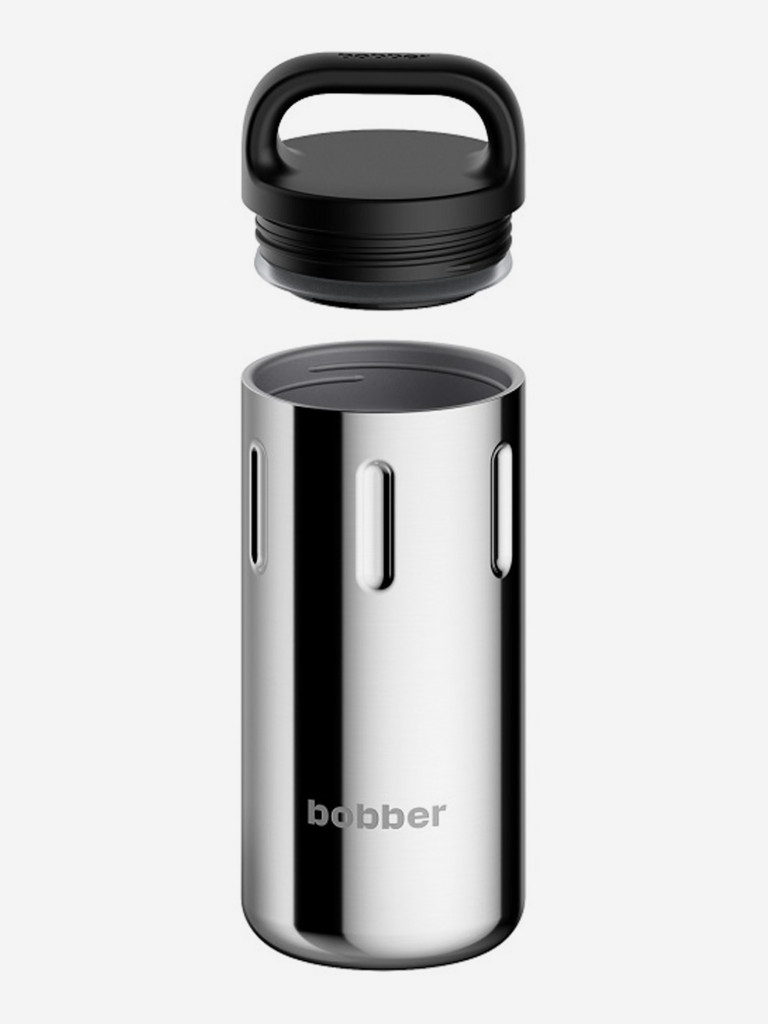 Термокружка BOBBER Bottle с ручкой 590 мл, тепло до 8 часов, зеркальный