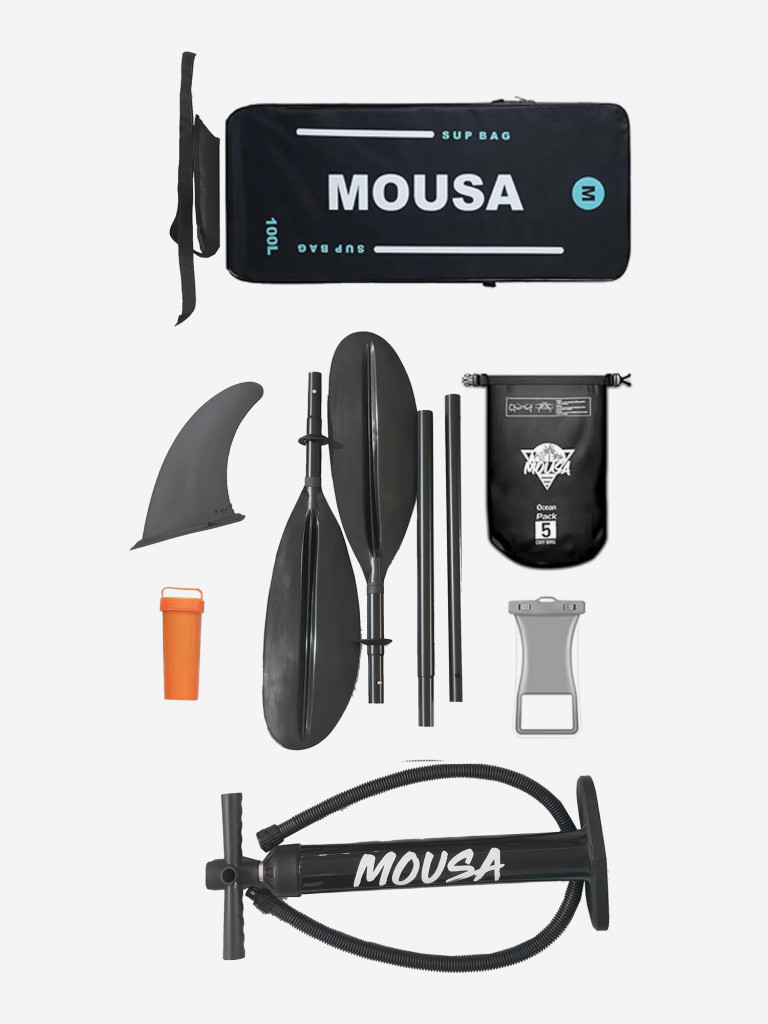 Каяк надувной Mousa Compact 285 см, 1-местный