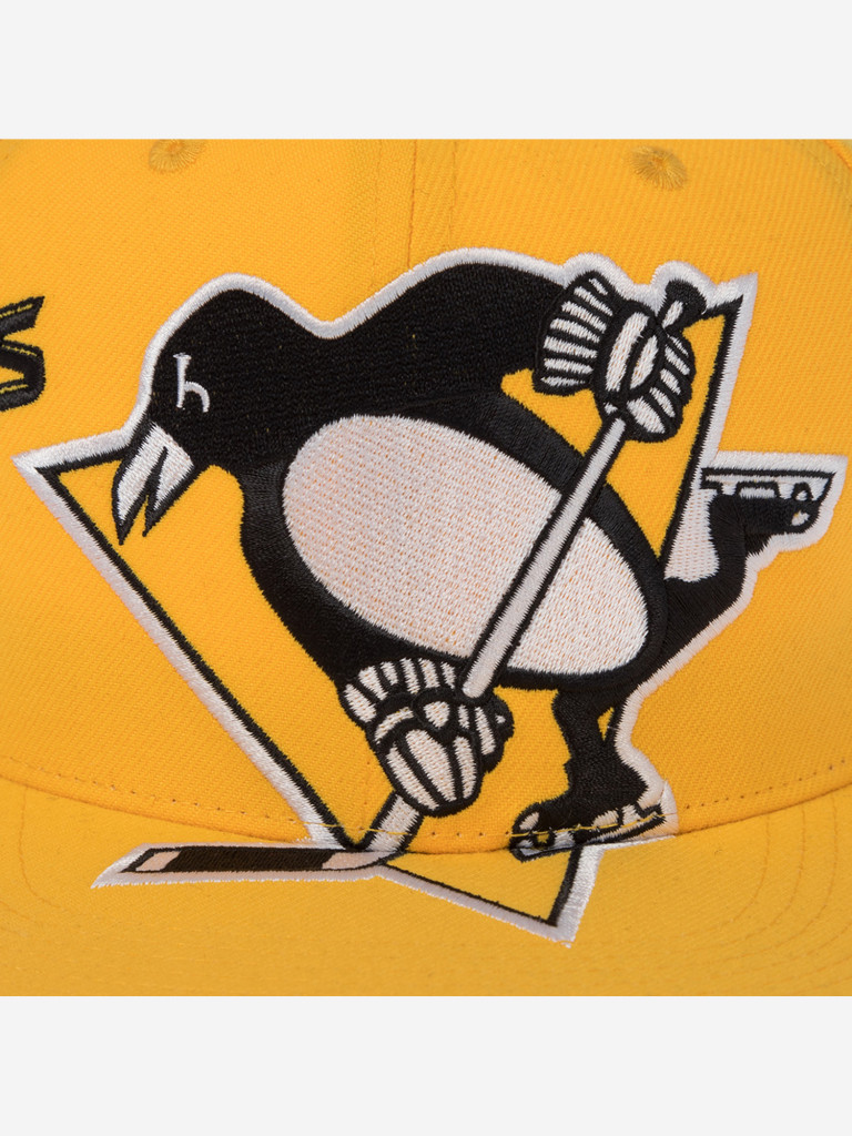 Бейсболка с прямым козырьком MITCHELL NESS HS10520-PPEYELL Pittsburgh Penguins NHL (желтый)