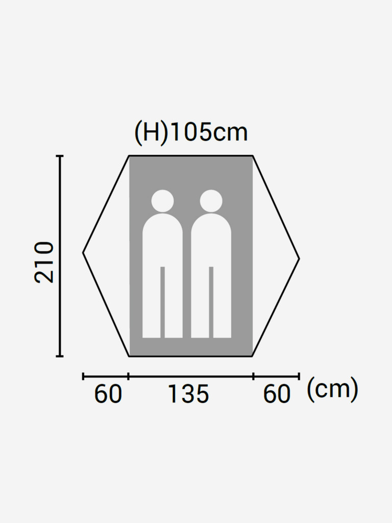 Палатка 2-местная Naturehike Mongar Ultralight