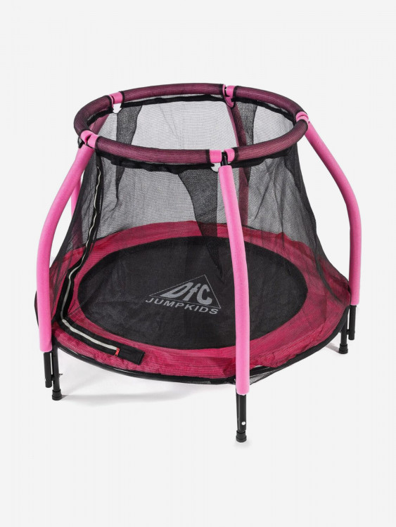 Батут DFC JUMP KIDS 48" 48INCH-JD-P розовый, сетка (120см)