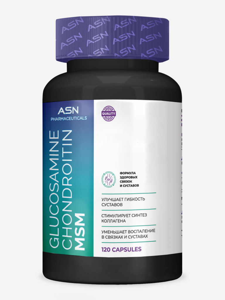 Глюкозамин Хондроитин Мсм, ASN PHARMACEUTICALS, 120 капсул
