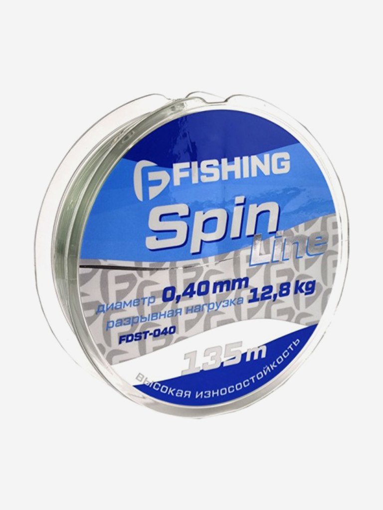 Леска F-FISHING Spin Line 135м 0,40мм 12,8кг/28,2lb