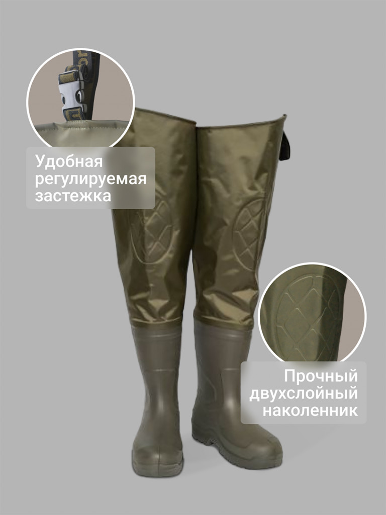 Сапоги мужские забродные Nordman Expert Pro с нейлоновой надставкой